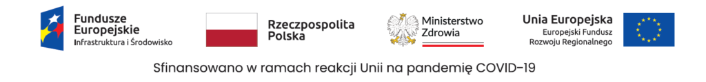 Baner projektu e-usługi POZ – Fundusze Europejskie