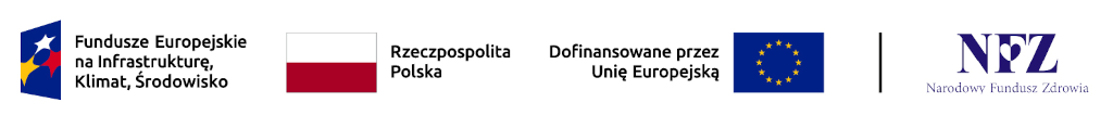 Baner projektu Wsparcie podstawowej opieki zdrowotnej (POZ) – Fundusze Europejskie